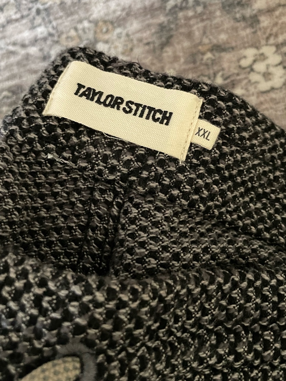 Taylor Stitch The Apres Pant Size XXL Joggers Sashiko Gray Charcoal - Picture 7 of 16